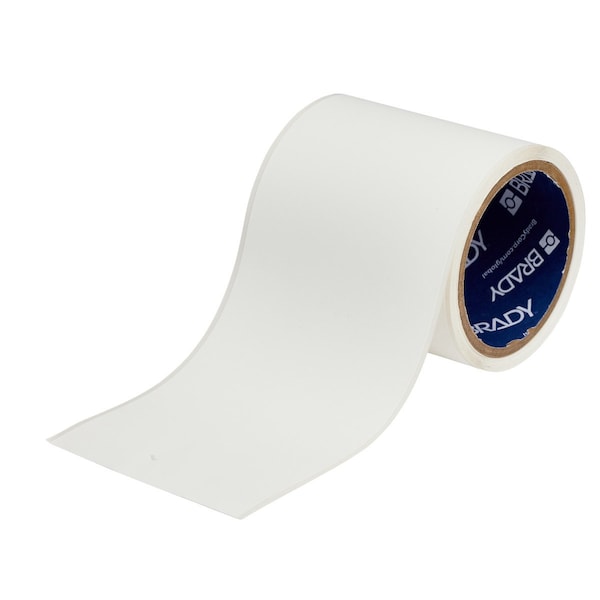 Inkjet Receptive Vinyl Labels 4 in W x 50 ft L White